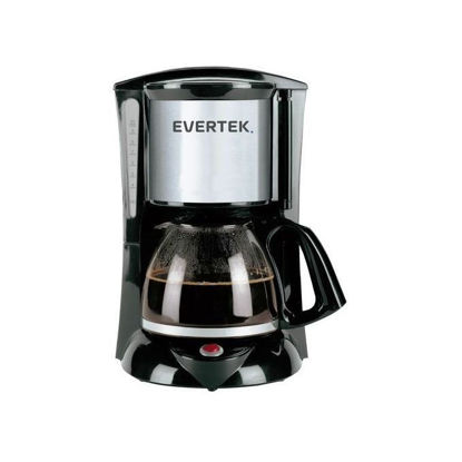 Image de Cafetière EVERTEK - Roméo Caffè - 1000W - 12 Tasses - Noir